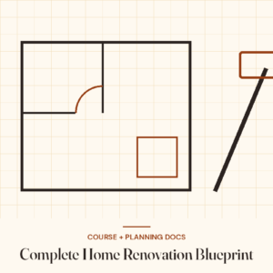 Complete Home Renovation Blueprint cover illustration