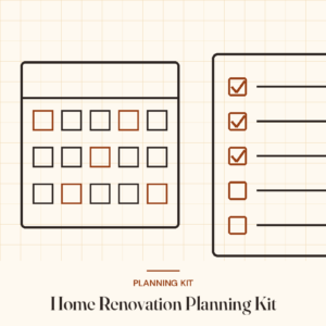 Home Renovation Planning Kit cover illustration