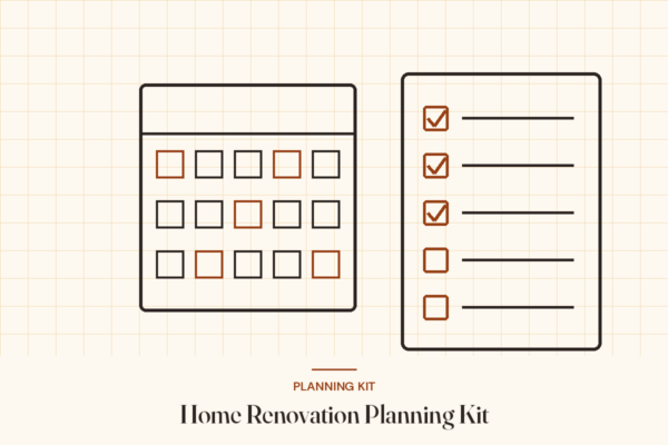 Home Renovation Planning Kit cover illustration
